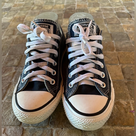 Converse navy and White Low Top Sneakers - Picture 7 of 10